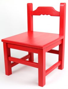 Chair with backrest