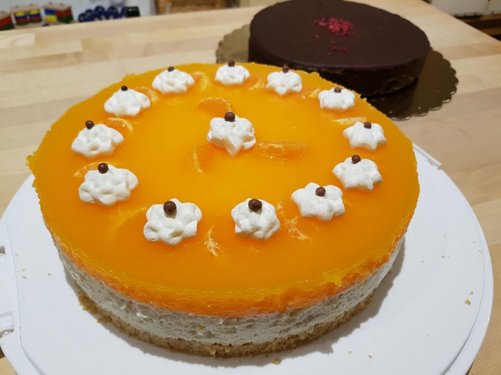 mandarinin cheese cake